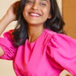 Sumbul Touqeer Khan Instagram - Experience the magic of RENEE Madness PH Stick which looks black but gives a unique pink pay off according to your body's PH level. @reneeofficial Use code SUMBUL10 to get 10% Off on www.reneecosmetics.in #ReneeCosmetics #ReneeEveryday #Madness #PhStick #BlackLipstick #BlackIsTheNewPink #ColourChanging Outfit- @miakee.official Styled by- @styleby_shivi