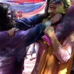 Sumona Chakravarti Instagram - Holi ki kuch yaadein. BC (Before Covid) Never thought I’ll say this but i miss this Holi madness. #myvibe #mytribe ♥️♥️♥️ @nehakhurana5 @anusoru @itsoru @dushysing @nidhikurda @khuranasamir @singh_prerna04 #holi #holifestival #HoliHai
