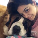 Sumona Chakravarti Instagram - Lazy Sundays used to be like this... . Miss u big boy🌸 Rooney 🤍