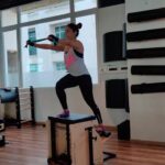 Sumona Chakravarti Instagram - Even after 2.5 years of reformer pilates under @ruchikishore_ , she doesn’t fail to push ur limits each time. 💯 Am relatively new with the pilates chair & trust me the easier it looks the scarier it gets... The thighs were on 🔥 by the end of it... #pilatesgirl #chairpilates DNA 360