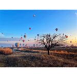 Sumona Chakravarti Instagram - Ended 2022 with the most spectacular sunrise of the year in a hot air balloon flight at 650 meters high & -1 degree 🥶 From freezing Cappadocia to the sunny cold weather in Bodrum! Thank you Universe for the experience & the memories 💞🧿💞 Part 1/2 #TurkeyDiaries #iphonephotography #hotairballoon Türkiye