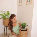 Sunayana Fozdar Instagram - I love how plants give your home that calming vibe ..🍀 Perfectly styled planters can Make your Home environment happy and healthy 💚 #sustyles Mine are from @kalsonindia 🪴 #planters #greenhomes #homedecor #interior #plantsofinstagram #happyhome