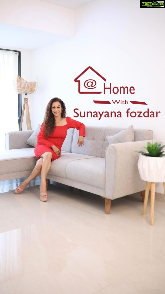 Sunayana Fozdar Instagram - A Sneak peek Into whats My “Home decor Style” 🏠 The team of @duraster_ made Sure my furniture was completely customised to match my aesthetics and Preference !Where in Utility and durability of the Furniture was an important factor! After all Home Is an Emotion ..rightly said Home is where the ❤️ is !