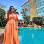 Sunayana Fozdar Instagram - Summer Slaying🧡 #brunchoutfit #ootd Outfit: @aaruviruchiverma brand Pr: @socialpinnaclepr Stylist: @styling.your.soul