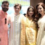 Sunayana Fozdar Instagram - This is What Happiness looks like!! @aadityakapadia @tanvithakker ♥️ abhi Toh party shuru hui Hai👨‍👩‍👧 Aanewaala yeh keh nahi paayega “Swaagat nahi karoge Hamara”🤘🥰 #swagseswagat #godhbharai