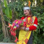 Sunita Gogoi Instagram - Happy Sunday A Khasi tribe Attire from Meghalaya,Northeast 🏞 #sunday #weekend #northeastindia #culture #tribe #india #diversity
