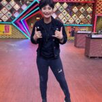 Sunita Gogoi Instagram - ManMadhan Ready🖤 #cookwithcomali #cwc3 #entertainment #shoot #vijaytv