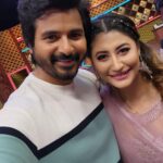 Sunita Gogoi Instagram - Pic of d day 😍 Hair @krishna_hairstylist Outfit @styl_chennai #sivakarthikeyan #don #promotion #cookwithcomali #entertainment