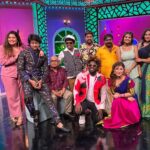 Sunita Gogoi Instagram - #RAJUVOOTLAPARTY Sunday 9.30 pm @vijaytelevision Outfit @andy_k_studio Hair @krishna_hairstylist #newshow #entertainment