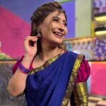 Sunita Gogoi Instagram - #RAJUVOOTLAPARTY Sunday 9.30 pm @vijaytelevision Outfit @andy_k_studio Hair @krishna_hairstylist #newshow #entertainment