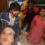 Sunita Gogoi Instagram - The Crazies💃🕺 @priyankapdeshpande @duraiadams @raju_jeyamohan Makeup @sanaras_makeover Hair @krishna_hairstylist #rajuvootlaparty #promo #shoot