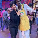 Sunita Gogoi Instagram - ManMadhan Ready🖤 #cookwithcomali #cwc3 #entertainment #shoot #vijaytv