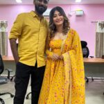 Sunita Gogoi Instagram - Had super fun meeting so many people for Vijay Kondattam 💃 Outfit @shopaholic_collections Hair @style_with_anbu #vijay #kondattam #event #entertainment