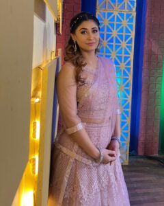 Sunita Gogoi Instagram - Pic of d day 😍 Hair @krishna_hairstylist Outfit @styl_chennai #sivakarthikeyan #don #promotion #cookwithcomali #entertainment