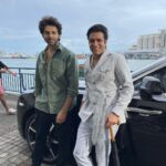 Sunny Hinduja Instagram - Sarang ke anek rang!! #shehzada #shoot #bts #new