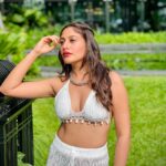 Surbhi Chandna Instagram - Exploring the Lumpini park that is connected with @sindhornkempinski @pickyourtrail Stylist: @styling.your.soul Outfit: @myfywish Jewellery @pclovesdrama Managed by @pranavi_chandna #sindhornkempinski #pickyourtrail