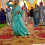 Surbhi Chandna Instagram - This Dulhan gets her Baraat Sings And Dances for her Dulha 🎤 #dulhangoals #bride Catch Me Sing in tonight’s episode of #sherdilshergill at 8.30 PM on ColorsTV #shaadispecial Blame @myself_jishi_na for making me sing 😐