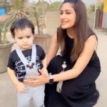 Surbhi Chandna Instagram - Chaalak Mumma Ka Chalaak Baby Mamma Gill 🐯 Baby Gill 🐯👶 SherdilshergillXBigg Boss 16