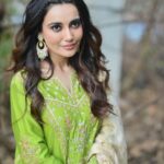 Surbhi Jyoti Instagram - Eid Mubarak everyone 🌙✨ Love and peace 🤗🤗🤗 . . . . . . . . . . Wearing @namehbyamreen Shot by @deepak_das_photography HMU @tanyamakeoverofficial Earrings @mortantra
