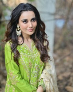 Surbhi Jyoti Instagram - Eid Mubarak everyone 🌙✨ Love and peace 🤗🤗🤗 . . . . . . . . . . Wearing @namehbyamreen Shot by @deepak_das_photography HMU @tanyamakeoverofficial Earrings @mortantra