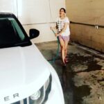 Sureka Instagram – Quarantine car cleaning day stay home stay safe guys