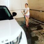 Sureka Instagram - Quarantine car cleaning day stay home stay safe guys