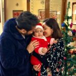 Surilie Gautam Instagram - Our SANTA BABY 🥰🥰🥰 Most memorable Christmas with our lil donut, our Saibhang 🥰❤️😇 #christmastime #saibhang #firstchristmastogether❤️ #love #family