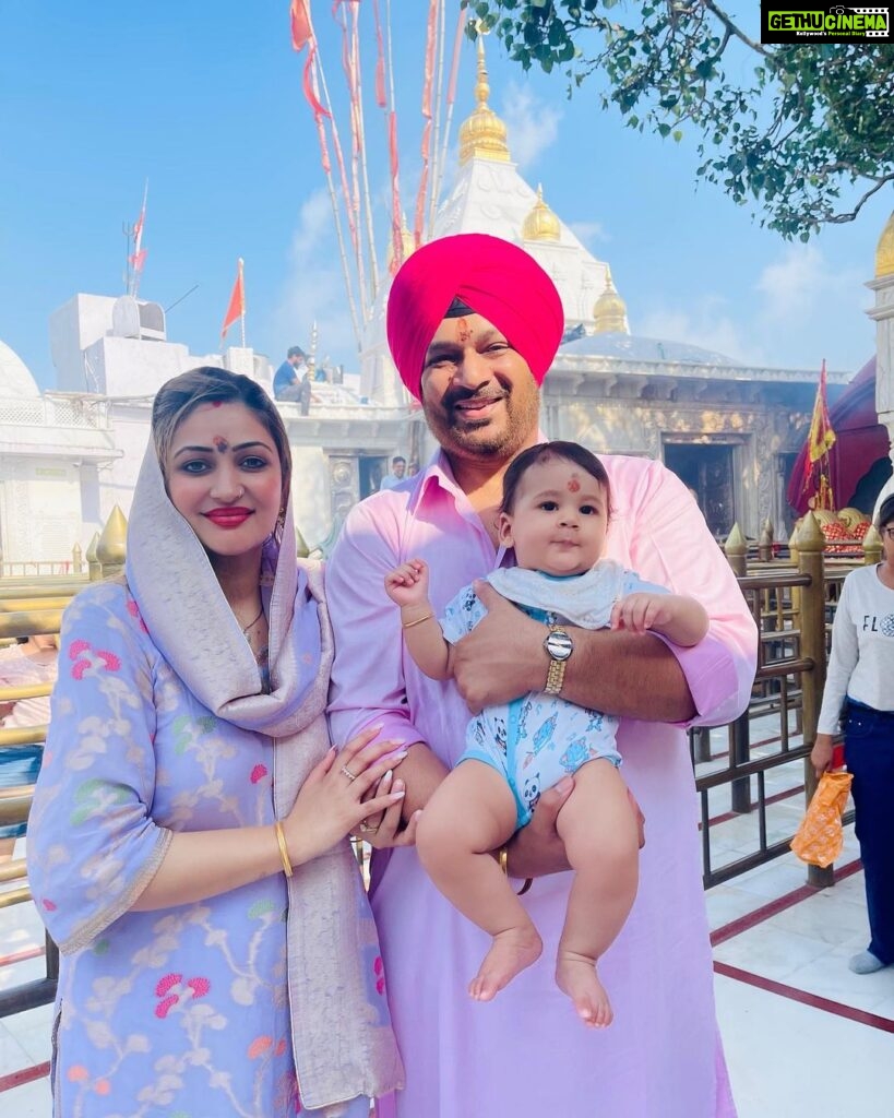 Surilie Gautam Instagram - Such a divine experience !! Saibhang’s first visit to Shri Maa Naina Devi & Anandpur Sahib Ji ❤️😇🙏🏻 We bow down to almighty for bestowing us with this magical blessing ❤️😇🙏🏻 #divine #blessed #saibhang #donutdiaries @jasrajsinghbhatti