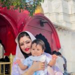 Surilie Gautam Instagram - Such a divine experience !! Saibhang’s first visit to Shri Maa Naina Devi & Anandpur Sahib Ji ❤️😇🙏🏻 We bow down to almighty for bestowing us with this magical blessing ❤️😇🙏🏻 #divine #blessed #saibhang #donutdiaries @jasrajsinghbhatti