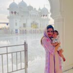 Surilie Gautam Instagram - Such a divine experience !! Saibhang’s first visit to Shri Maa Naina Devi & Anandpur Sahib Ji ❤️😇🙏🏻 We bow down to almighty for bestowing us with this magical blessing ❤️😇🙏🏻 #divine #blessed #saibhang #donutdiaries @jasrajsinghbhatti