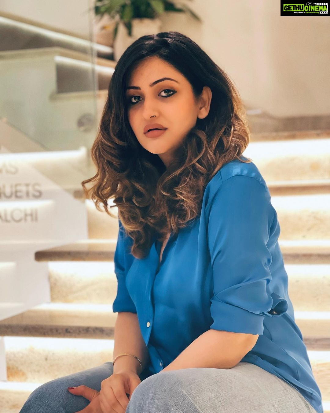 Surilie Gautam Instagram - She dreams in shades of blue💙