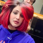 Surilie Gautam Instagram - Hair we go again😍🤩💇🏻‍♀️ #hairgame #redhairgirl #shorthair