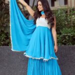 Tanu Grewal Instagram - 🦋🦋🦋 Outfit: @orchid11closet Photography: @shahi_arts Hair: @hairby_abhinandankhanna11 Make up: @janvichauhanmua