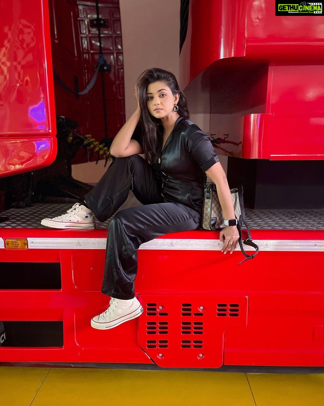 Tanvi Dogra Instagram - Love for Red and Black 😉❤️ Ferrari World Yas Island, Abu Dhabi