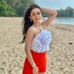 Tanya Sharma Instagram - It was the summer of love 🧡 . . Top - @a_trolley_ofclothes Shorts - @srstore09 Khao Lak, Thailand
