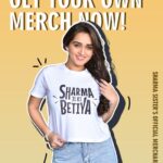 Tanya Sharma Instagram - Bhul gye na ? Start shopping your favourite t’shirts from #sharmasisters merch ! LINK IN BIO !!