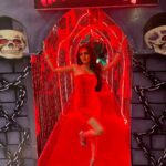 Tanya Sharma Instagram - Mein hun ek Angel aur devil mera yaar 😈👼🏻 . . #halloween #dresstoimpress #masksoff #festiveseason #spooky #tanyasharma #explore #instagood #mondaymotivation