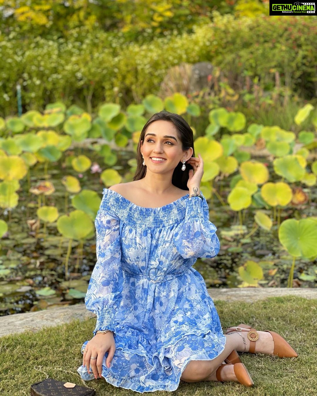 Tanya Sharma Instagram - His prettiest problem 😌 . . Outfit- @myfywish Styled by - @rimadidthat An amazing experience at @sula_vineyards watch this space for more content ☺️ #tanyasharma #sulalife #sulavineyards #nashik #staycation #girlstrip The Source At Sula