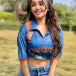 Tanya Sharma Instagram - MADE IN INDIA 🇮🇳 . . #madeinindia #india #proud #instagood #instadaily #cheerleading #matchday Ramdev Studio