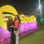 Tanya Sharma Instagram - Attended an Uber cool event by @spotify . . Mua - @ravi_makeup__artist Hair - @vishwkarma.naina Jio World Garden, BKC