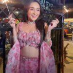 Tanya Sharma Instagram - Happy dhanteras 🪔✨ #diwali #dhanteras #reels #festivewear #reelkarofeelkaro #explore #lehnga #floral . . Wearing - @thenukkadbride Styled by - @rimadidthat