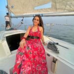 Tanya Sharma Instagram - Sailing ⛵️ day ✨ . . Wearing - @a.la.modebyakanksha #saturday #instagood #instadaily #tanyasharma #sailing