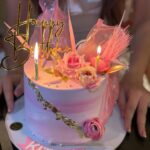 Tanya Sharma Instagram - Birthday dump 🌝 ft @kreetika10 . . Dress - @tomberamoureuxin Cake - @lucibellos_caffe #birthday #celebration #sisters #sharmasisters TAJ Santacruz, Mumbai