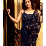 Teju Ashwini Instagram - Outfit : @moksha_the_clothing Stitched by: @labelswarupa Jewellery: @mspinkpantherjewel 📸: @sathyaphotography3 #tejuashwini