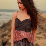 Teju Ashwini Instagram - The golden hour ☀ Outfit: @theoosinool Captured by : @hakunamatata_sai #tejuashwini