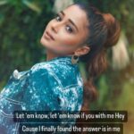 Tina Datta Instagram - “So I don’t care what you say ‘cause I’m original And I learned how to love me from my head down to my toes Let ‘em know, let ‘em know if you with me Hey, ‘cause I finally found the answer is in me…” It’s never easy, it’s never equal, but remember all the women out there, all your answers are within you. 💪❤️ . . 🎥: @being_flamingo 💻: @flamingo.productions 👗: @ordinaree 📍: @invisiblegastronomybar . . #EklaChaloRe #WarriorPrincess #feelkaroreelkaro #feelitreelit #reelsinsta #womenempowerment #girlpower #strongwomen #explorepage #goodvibes #cheer #positivevibes #tinadatta