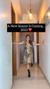 Tina Datta Instagram - Wait a minute… It’s the time for a new chapter!! ❤️
.
.
💻: @haroon_ali15 
.
.
#TinaKaStyle #StrongerAndBetter #TinaTriumphs #WarriorPrincess #TeamTina #TribeTina #TinaInBB #TinaDatta #biggboss #biggboss16 #bb #bb16 #salmankhan #feelkaroreelkaro #feelitreelit #reels #2023 #happynewyear @voot @vootselect @colorstv @endemolshineind