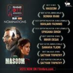 Upasana Singh Instagram - Congratulations to team #Masoom on bagging 8 nominations at #FilmfareOTTAwards2022! VOTE NOW! https://www.filmfare.com/awards/filmfare-ott-awards-2022/vote @filmfare