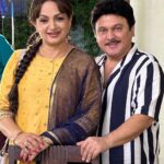 Upasana Singh Instagram - With my favourite co star Ali ji on the set of Lakkar ke laddu.💃🏾🤗🕺🏽
