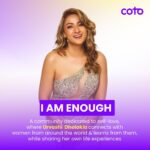 Urvashi Dholakia Instagram - When everyone doubted her, she embraced herself! Urvashi Dholakia’s ( @urvashidholakia ) #cotocommunity ‘I am Enough’ is all about that self-love, encouraging you to be you! 💟 Welcome to the fam 💟 Join ‘I am Enough’ on coto (🔗 in bio) and interact with like-minded women 💜
